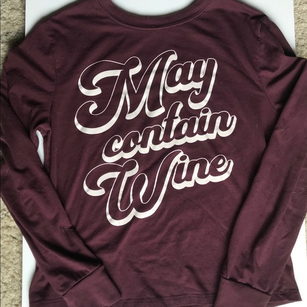 Wine lovers T-Shirt in Burgundy 😉